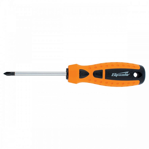  Отвертка "Point", Ph2х 200 мм, CrV, 2-х компонентная рукоятка//Sparta 