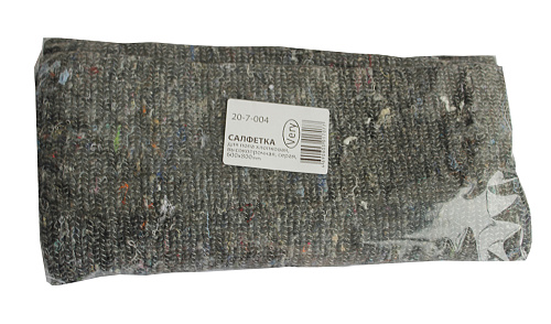  Салфетка для пола хлопковая, высокопрочная, серая, 600*800, Very, (шт.) 