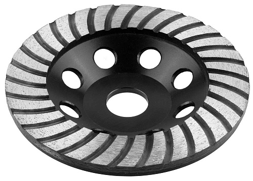  Чашка  алмазная ЗУБР "ЭКСПЕРТ", сегментированная, высота 22,2мм, 125мм 