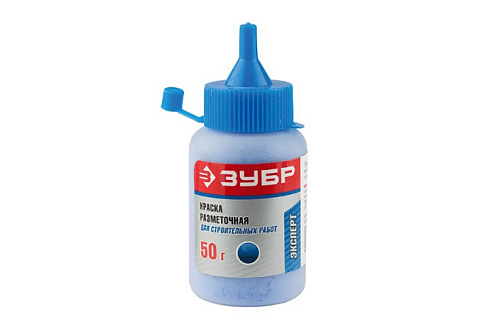 Разметочная краска для строительных работ Зубр синяя 50г 4-06405-1_z01 (12 шт) 