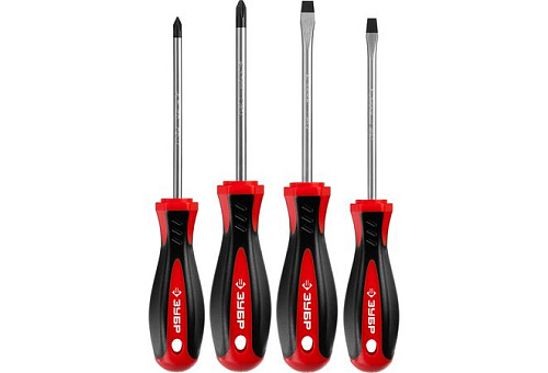  Набор отверток Мастер-4 ЗУБР 4 шт 