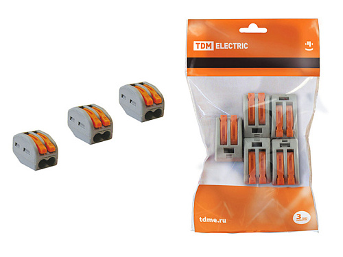  Клемма соединительная СК-412 (2,5мм2) (5 шт/упак) TDM 