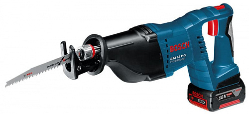  Сабельная аккумуляторная пила Bosch GSA 18V-LI+ GBA 4.0 AH + GAL 18V-40 0615990L6H 
