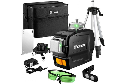  Лазерный самовыравнивающийся уровень DEKO DKLL12PG1 360/3 SET2 065-0235 