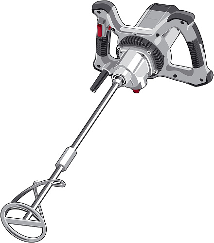  Ручной электрический миксер ЗУБР МАСТЕР МР-1600-2 