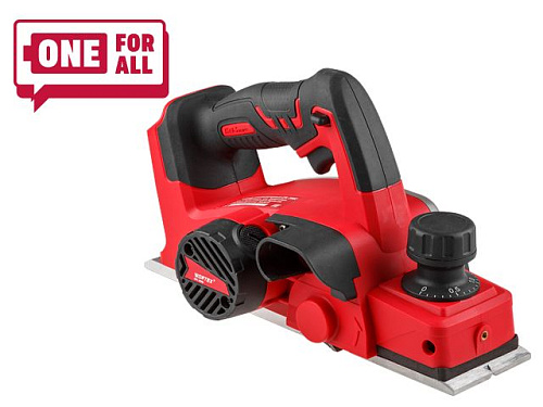  Аккум. рубанок WORTEX CPL 2082 в кор. ALL1 XLT SOLO 18 В, шир. до 82 мм, глуб. до 2 мм 