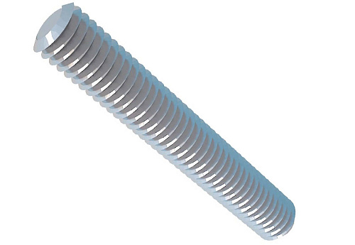  Шпилька резьбовая М6 х 1000 мм DIN 975 оцинкованная 
