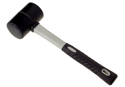  Киянка резиновая, фиберглассовая рукоятка, 230 г (Hardax) (шт.) 