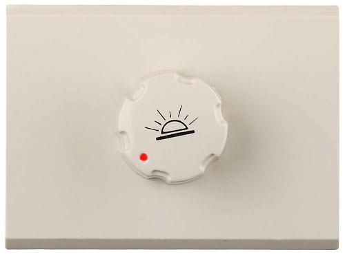  Диммер СВЕТОЗАР "ЭФФЕКТ"  без вставки и рамки, цвет бежевый, 60-500Вт 