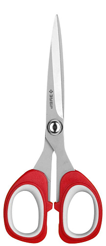  Ножницы ЗУБР "МАСТЕР" хозяйственные, двухкомпонентные ручки, 175мм 