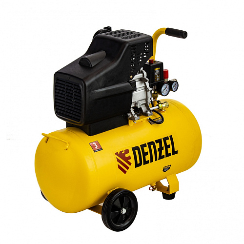  Компрессор воздушный прям. привод DC1700/50, 1,7 кВт, 50 литров, 260 л/мин// Denzel 