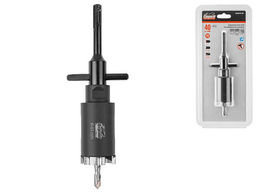  Коронка алмазная d 40мм железобетон GEPARD (GP2079-40) 