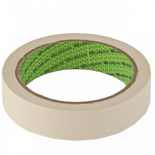 Лента малярная, эконом, 25 х 50, на бумажной основе // СИБРТЕХ 