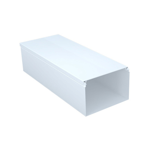  Кабель-канал ПВХ 60х40 мм, двойной замок, белый (2 м) 