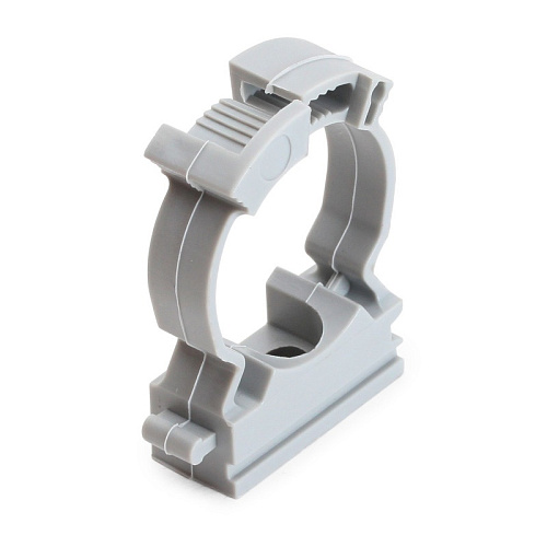  Держатель пластиковый с верхней защелкой для труб d=32 мм (уп. 10 шт.) 