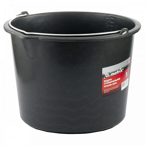  Ведро строительное пластмассовое 20 л, усиленное// MATRIX 