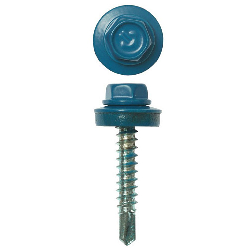  Саморез кровельный 4,8 х 38 мм (RAL 5021) 