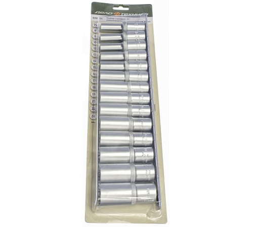  Набор головок 12-ти гранных удлиненных (8-24 мм; 1/2") 14 шт. Дело Техники 622314 