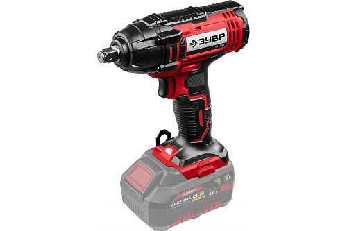  Гайковерт ударный, в коробке, ЗУБР 18В, без АКБ, ГУЛ-255 