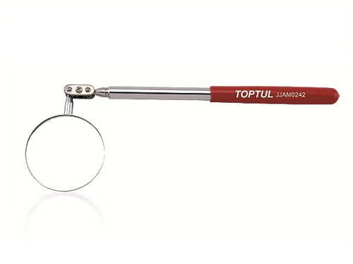  Зеркало телескопическое круглое d57мм 283-420мм TOPTUL (JJAM0242) 