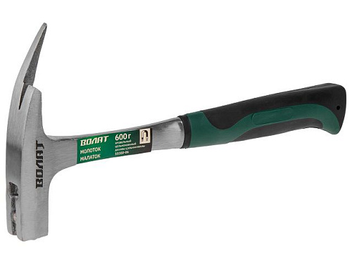  Молоток кровельный 600г широкий цельнокован. с магнитом ВОЛАТ 