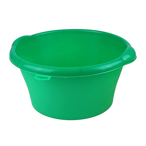  Таз пластмассовый круглый 16 л зеленый, Россия// Elfe 