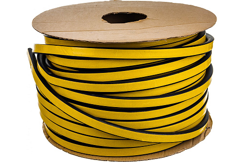  Sila pro уплотнитель самоклеящийся D50м, 21х15мм, черный, SD-112  