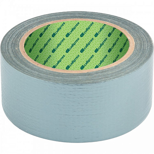  Лента клейкая армированная, 50 мм х 40 м, серебро // СИБРТЕХ 