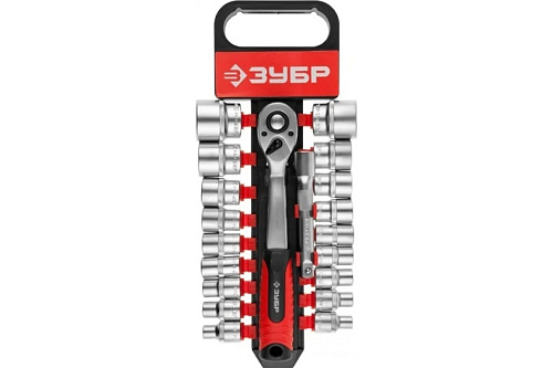  Набор торцовых головок ЗУБР Профессионал ТБ-20 20 предметов 27647-H20_z01 