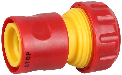  Соединитель GRINDA с автостопом, из ударопрочной пластмассы, 3/4" 