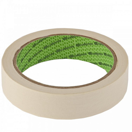  Лента малярная, 19 мм х 40 м, на бумажной основе// Сибртех 