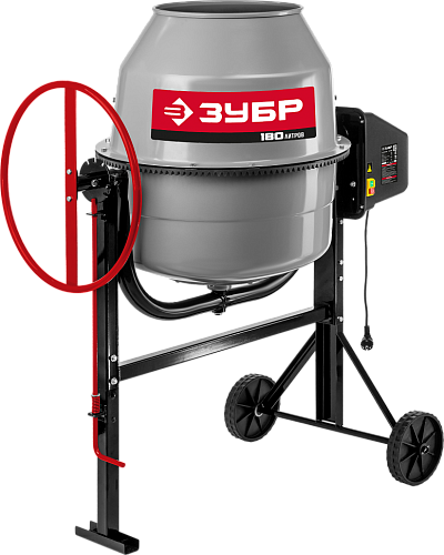  ЗУБР 180 л бетономешалка 