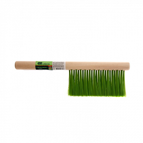  Щетка-сметка 3-рядная 280 мм, деревянная ручка 