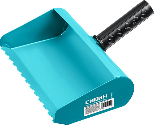  Строительная кельма-ковш СИБИН 250 мм, резиновая рукоятка, 270 мм, сталь 1,3 мм 