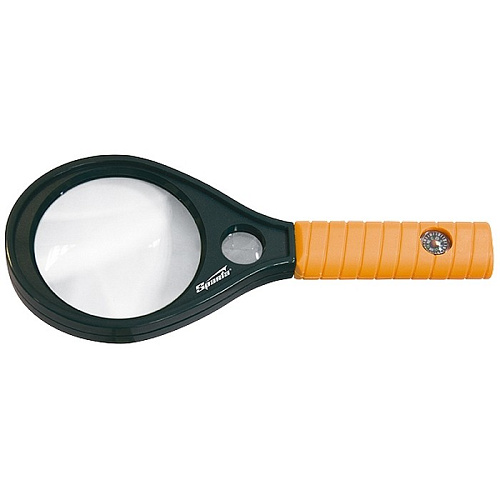  Лупа 4-х и 6-кратная, D 70 и 20 мм, с рукояткой// SPARTA 