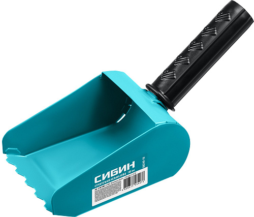  Строительная кельма-ковш СИБИН 100 мм, резиновая рукоятка, 270 мм, сталь 1,3 мм 