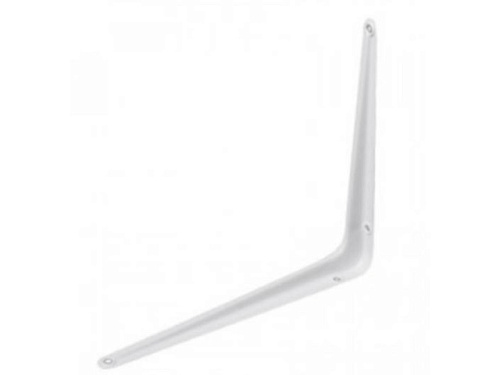 Кронштейн с ребром жесткости 75х100 мм белый STARFIX 