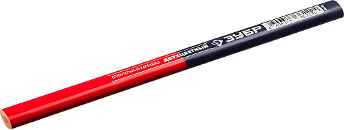  ЗУБР КС-2 Двухцветный строительный карандаш 180 мм 