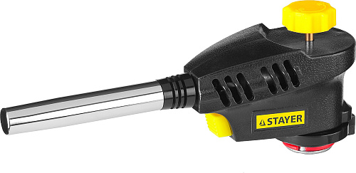  Горелка газовая на баллон, с пьезоподжигом, 1300С STAYER ProTerm 55582 