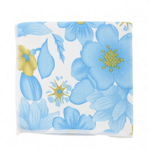  Салфетки из микрофибры с син.цветами 300*300 мм//Elfe 