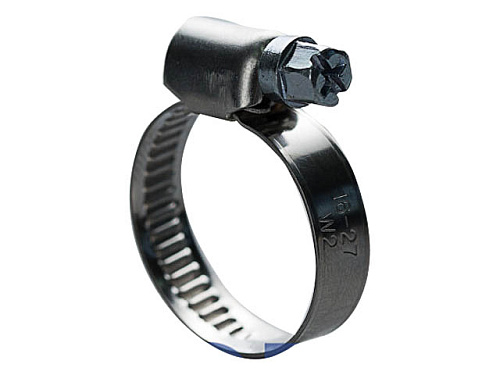  Хомут червячный 40-60 мм, нерж.сталь (W2) STARFIX 