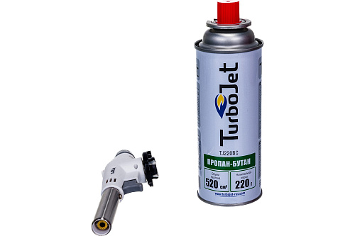  Turbojet набор- горелка с пьезоподжигом TJ74 + газовый баллон TJ220 TJ723-B 