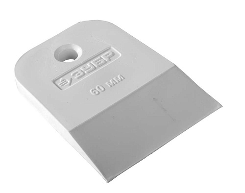  Шпатель резиновый, белый, 80мм ЗУБР "МАСТЕР" (5 шт) 