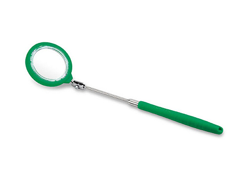  Зеркало телескопическое увеличительное с подсветкой круглое d55мм 268-955мм TOPTUL (JJAM0596) 