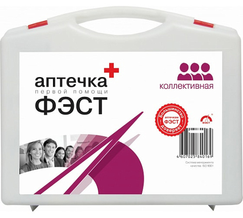  ФЭСТ Аптечка коллективная на 15-20 человек пластиковый кейс ф.2.1 