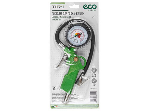  Пистолет д/подкачки шин ECO TIG-1 с манометром 