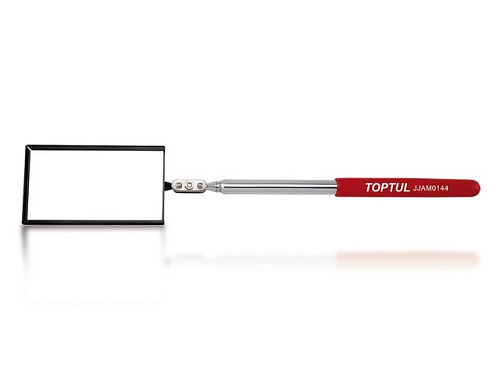  Зеркало телескопическое прямоугольное 50х90мм 307-443мм TOPTUL (JJAM0144) 