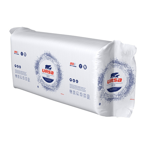  Утеплитель Урса Geo П-20 У12/50 1250х610х100 мм, 12 шт 