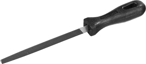  Напильник СИБИН трехгранный с пластиковой рукояткой, 150мм 