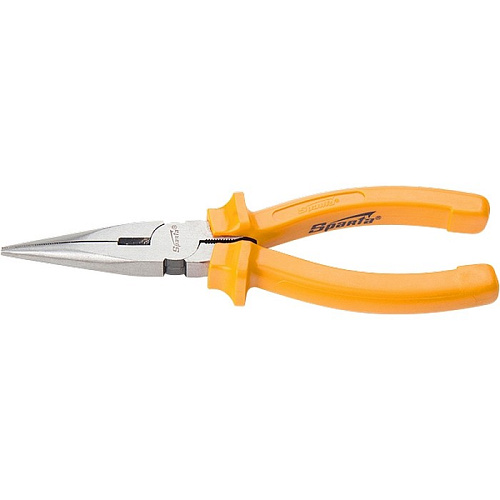  Длинногубцы Classic, 160 мм, прямые шлифованные, пластмассовые рукоятки//  SPARTA 